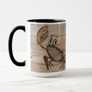 Krabba och Hibiscus Mugg 15oz