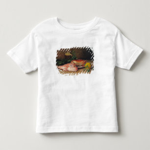 Krabba och röd multefiskar tee shirt