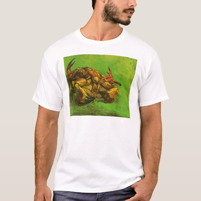 Krabba på den baksida för ` s av Vincent Van Gogh Tee (Framsida)