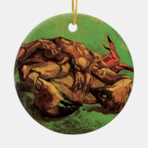 Krabba på rygg av Vincent van Gogh Julgransprydnad Keramik