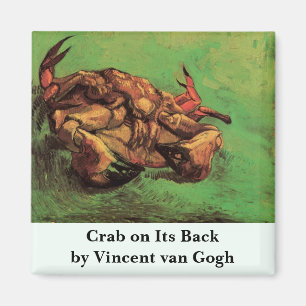 Krabba på rygg av Vincent van Gogh Magnet