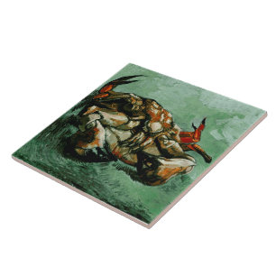 Krabba på ryggen (F605)Van Gogh Fine Art Kakelplatta