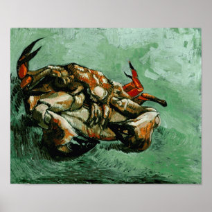 Krabba på ryggen (F605) Van Gogh Fine Art Poster
