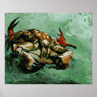 Krabba på ryggen (F605) Van Gogh Fine Art Poster