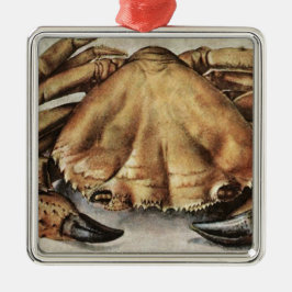 Krabba (skapelse under havet) (av Albrecht Durer) Julgransprydnad Metall