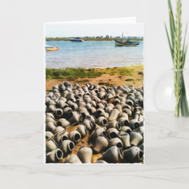 Krabbakrukar på Santa Luzia förbigår kortet Helgkort (Framsida)