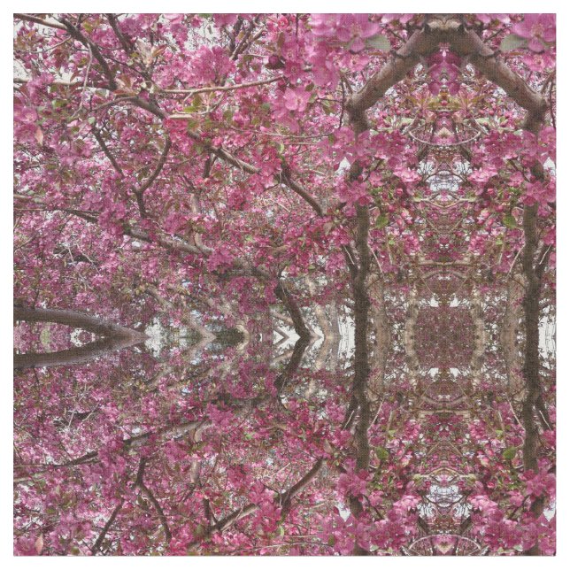 Krabbäpple Grove-material Tyg (Närbild)