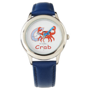 Krabbatecknadillustration Armbandsur
