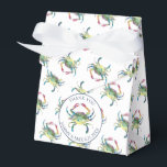 Krabbfestfirande tillbehör presentaskar<br><div class="desc">Lägg till en rolig kustnära touch till din skaldjursfest, låglands kräftfest eller sommarträff med dessa personliga kräftfavoritboxar. Med originell akvarellkonst av en blå krabba av Victoria Grigaliunas från Do Tell A Belle, är dessa lådor perfekta för att förvara små godsaker, partygåvor eller tackgåvor till gäster. Anpassa med dina evenemangsuppgifter med...</div>
