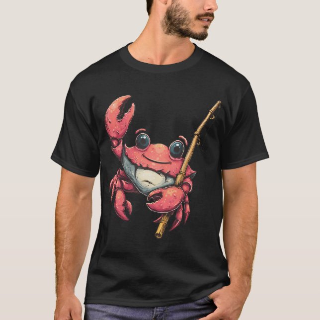 Krabbfiskare T Shirt (Framsida)