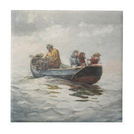 Krabbfiske (av Winslow Homer) Kakelplatta