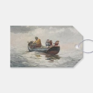 Krabbfiske (av Winslow Homer) Presentetikett