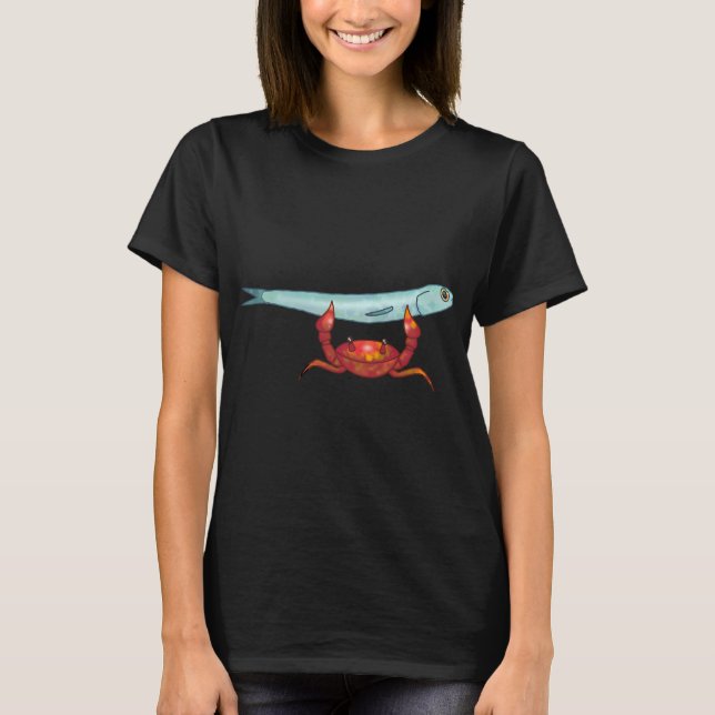 Krabbfiske! T Shirt (Framsida)