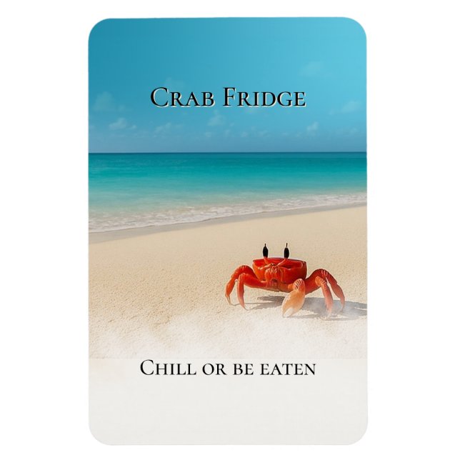 Krabbfridge - Chill eller be äten magnet (Vertikal)