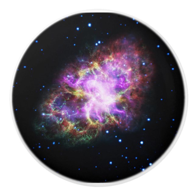 Krabbnebulosan Supernovarest Hubble-komposit Knopp (Framsidan)
