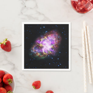 Krabbnebulosan Supernovarest Hubble-komposit Pappersservett