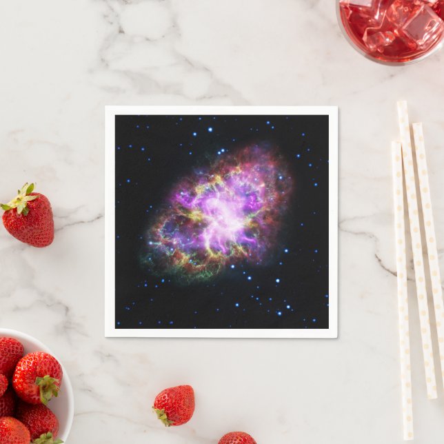 Krabbnebulosan Supernovarest Hubble-komposit Pappersservett (Insitu)