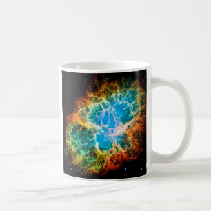 Krabbnebulosan supernovarest Hubble-rymdfoto Kaffemugg