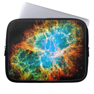 Krabbnebulosan supernovarest Hubble-rymdfoto Laptop Sleeve