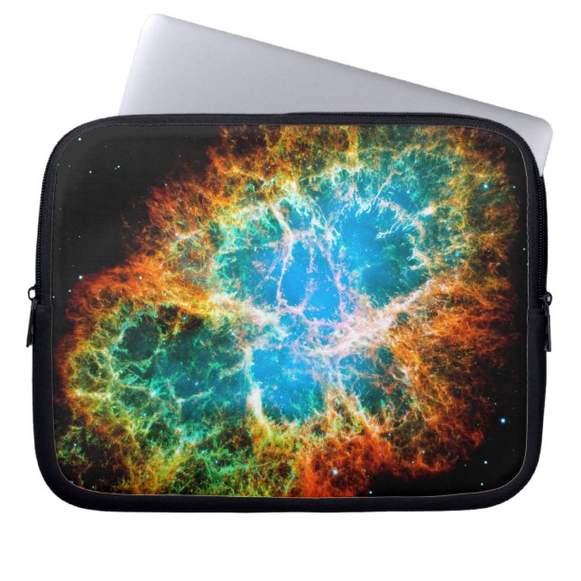 Krabbnebulosan supernovarest Hubble-rymdfoto Laptop Sleeve (Framsidan)