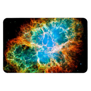 Krabbnebulosan supernovarest Hubble-rymdfoto Magnet