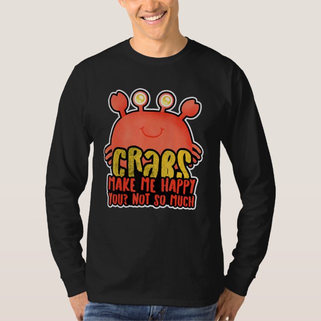 Krabbor Kräftor Crayfish and Shrimps T Shirt (Framsida)