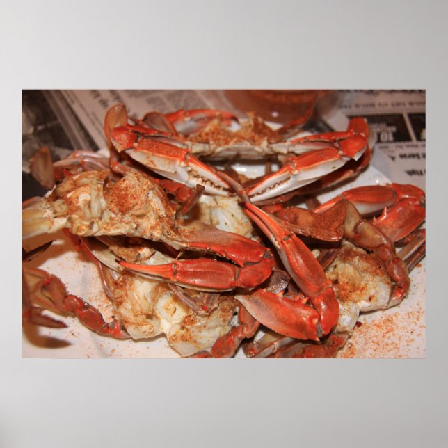 Krabbor och tidningar poster (Framsidan)