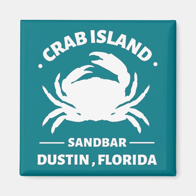 krabbösandbar Dustin Florida Magnet (Framsidan)