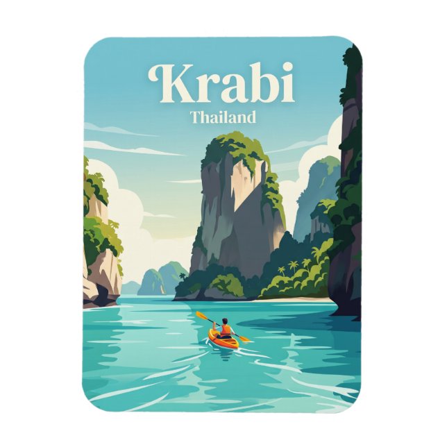 Krabi, Thailand Magnet (Vertikal)