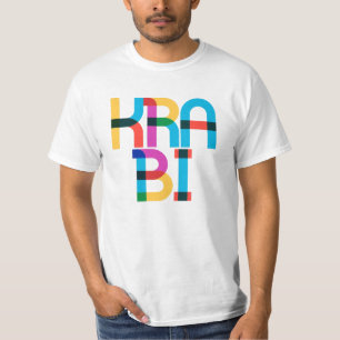 Krabi Thailand Pop Art Brev T Shirt