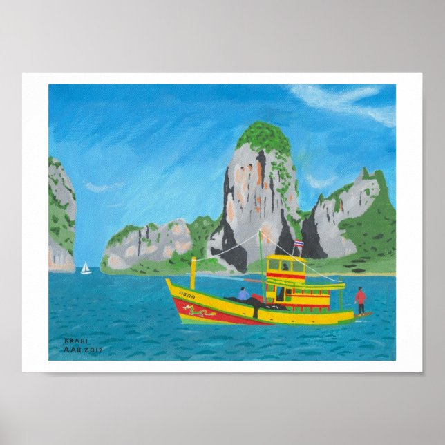 Krabi, Thailand Poster (Framsidan)