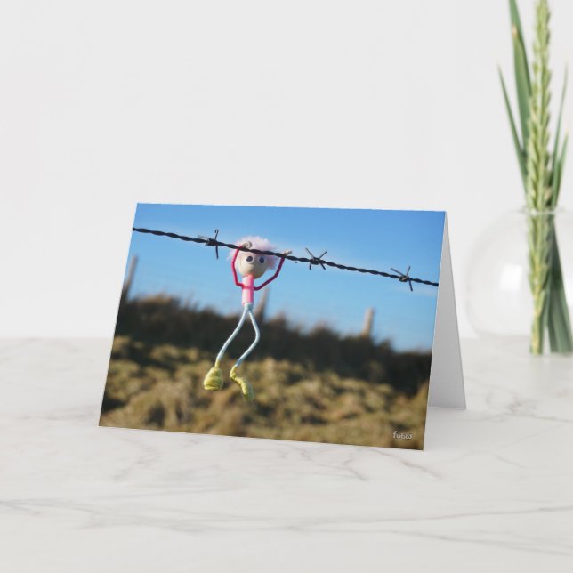 Krachtpatser meisje Fubby. Tack Kort (Framsida)