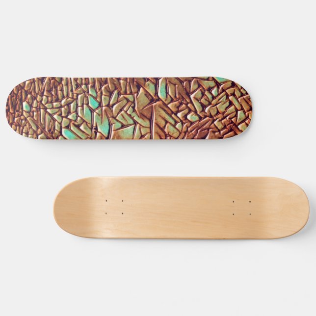 Krackad färg mini skateboard bräda 18,5 cm (Horz)