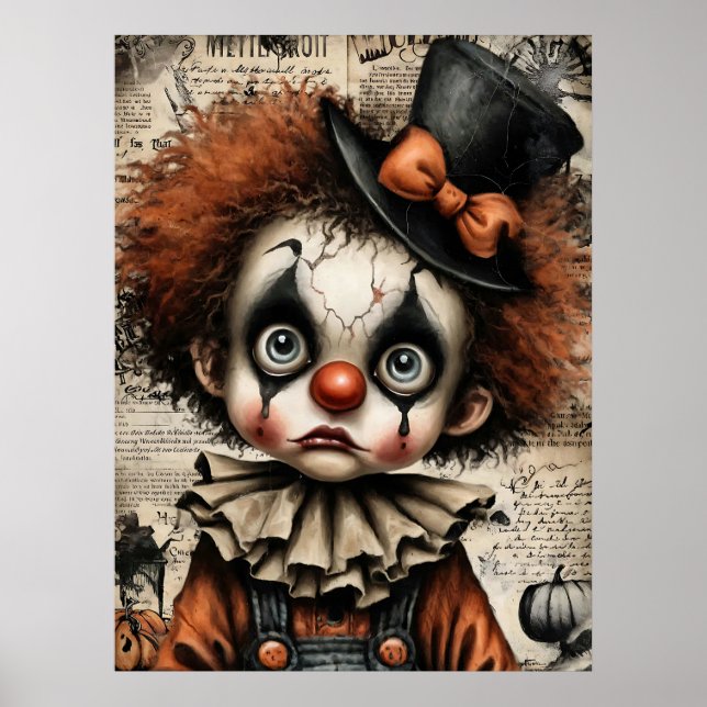 Krackad karnival - Melancholy Masqueraden Poster (Framsidan)