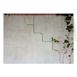 Krackat med vinet hälsningskort