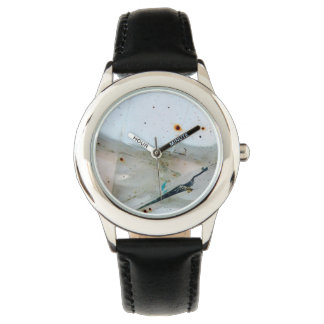 Krackat och kräftglas armbandsur