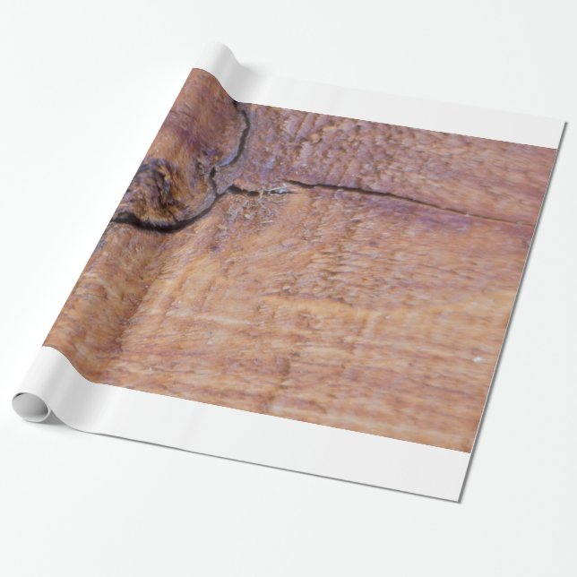 Krackat trä presentpapper (Utrullad)