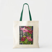 Kräckkur för Fuschia Flowers Tote Bag