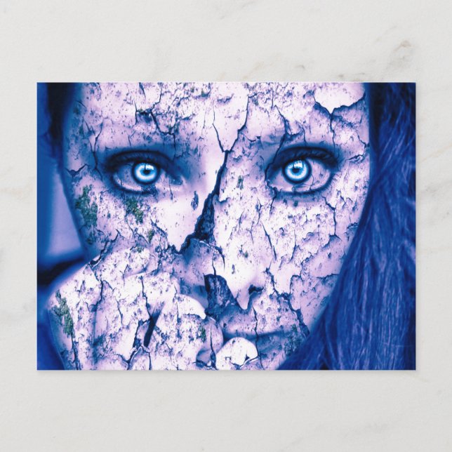 Krackning från kronisk smärta vykort (Framsida)