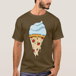 Kräda och pizza t shirt
