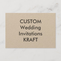 KRAFT 100 lb 5" x 3,5" bröllopsinbjudningar