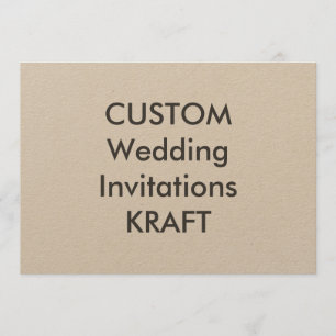 KRAFT 100lb 7" x 5" bröllopinbjudningar Inbjudningar