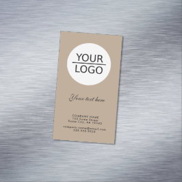 Kraft Add your Logotyp Anpassningsbar Text Company Magnetiska Visitkort