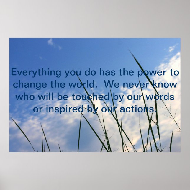 Kraft att förändra världen. poster (Framsidan)