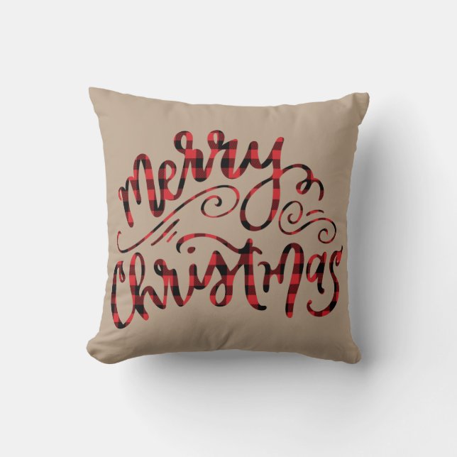 Kraft Buffalo Play God jul Pillow Kudde (Framsida)