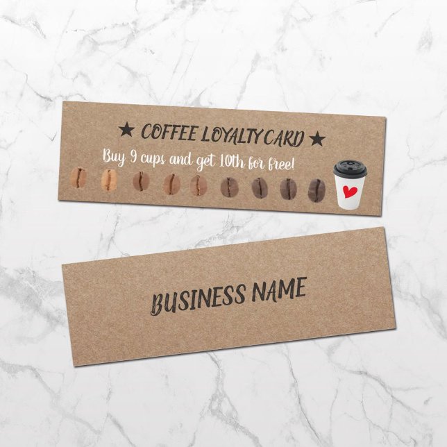 Kraft Coffee Loyalty Slår Lojalitetskort (Skapare uppladdad)