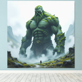 „Kraft der Erde – Der uralte Steingigant“ Canvastryck