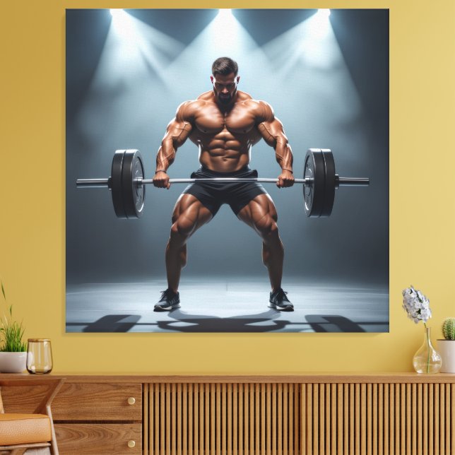 „Kraft des Willens“ Canvastryck (Insitu (Vardagsrum))