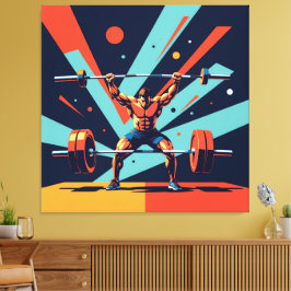 „Kraft des Willens“ Canvastryck