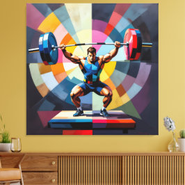 „Kraft des Willens“ Canvastryck